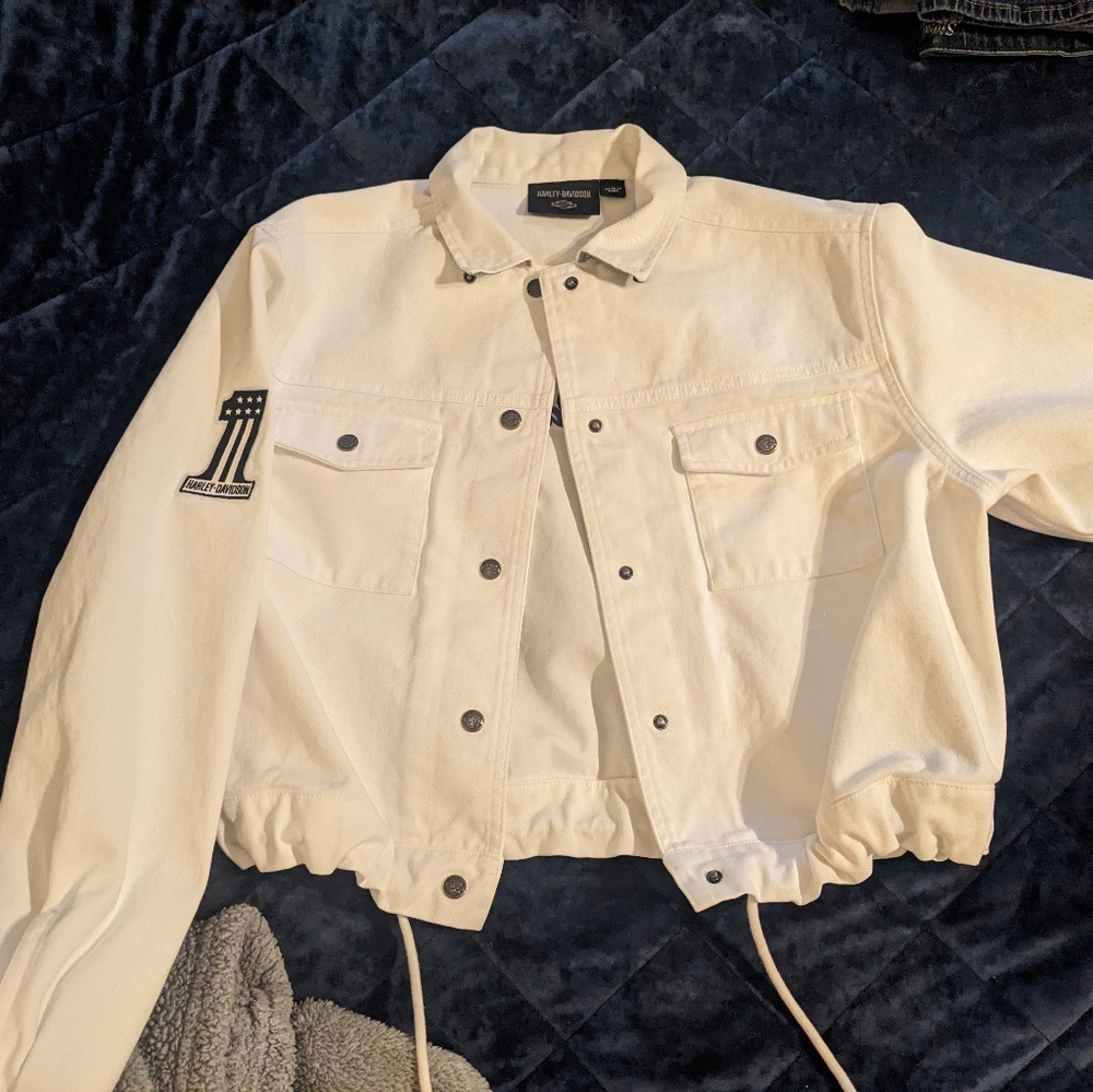 Harley-Davidson Jean Jacket, cropped